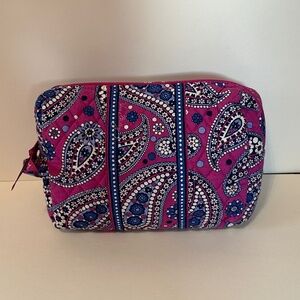 New Vera Bradley Large Cosmetic Boysenberry - Retired